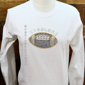 Lyn Dorf Steelers Themed Long Sleeve T-shirt Small